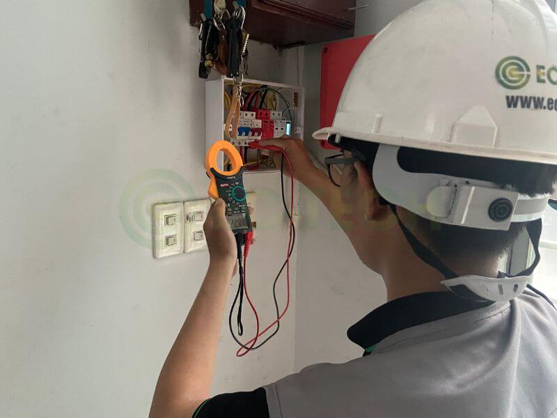 Hình ảnh lắp đặt thực tế biến tần Hypontech 6.5kW