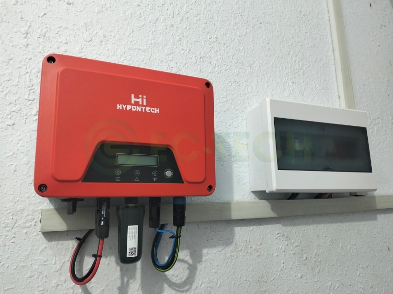 Hình ảnh lắp đặt thực tế biến tần Hypontech 6.5kW