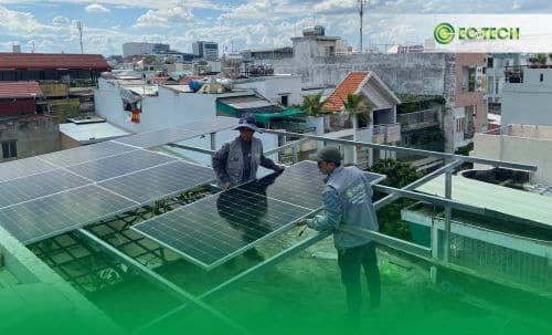 giá lắp điện mặt trời 5kW