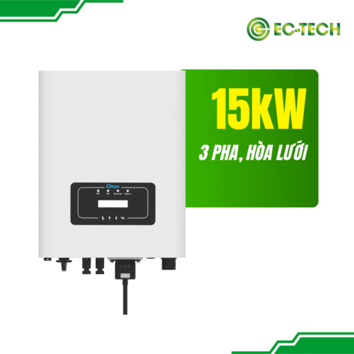 Biến tần Deye 15kW pha hòa lưới, bám tải