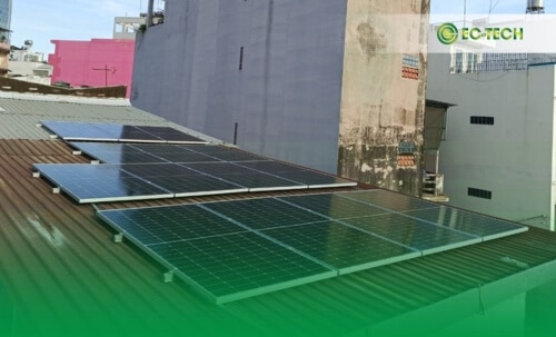 Lắp đặt hệ thống điện mặt trời. Giảm chi phí điện trong mùa nắng nóng