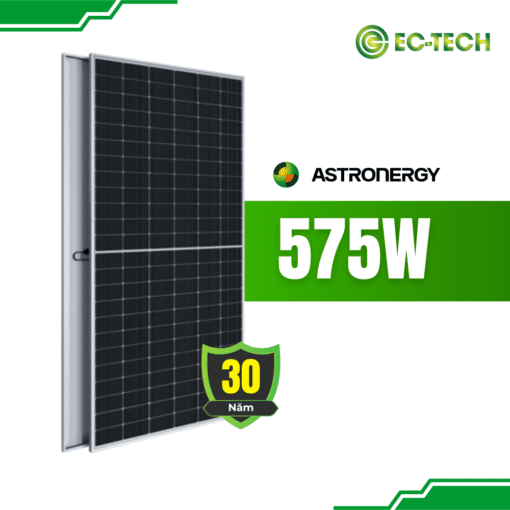 tấm pin năng lượng mặt trời Astronergy 575W 2 mặt kính